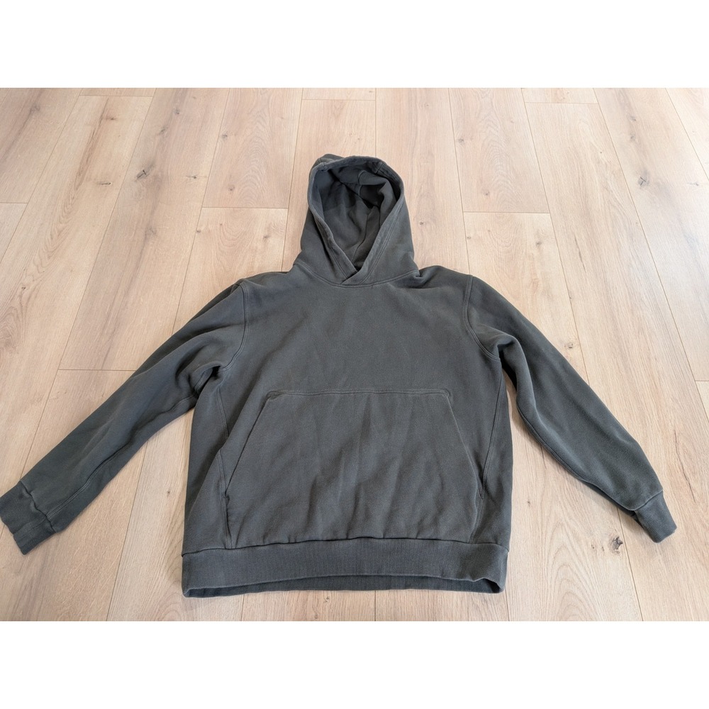 Lululemon Steady State Hoodie Pullover Sweatshirt Small Mens Gray Sage Green